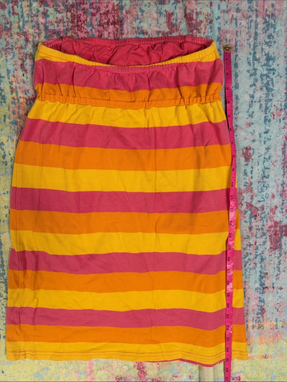 Lilly Pulitzer Pink & Yellow Strappy Summer Dress - Picture 7 of 8